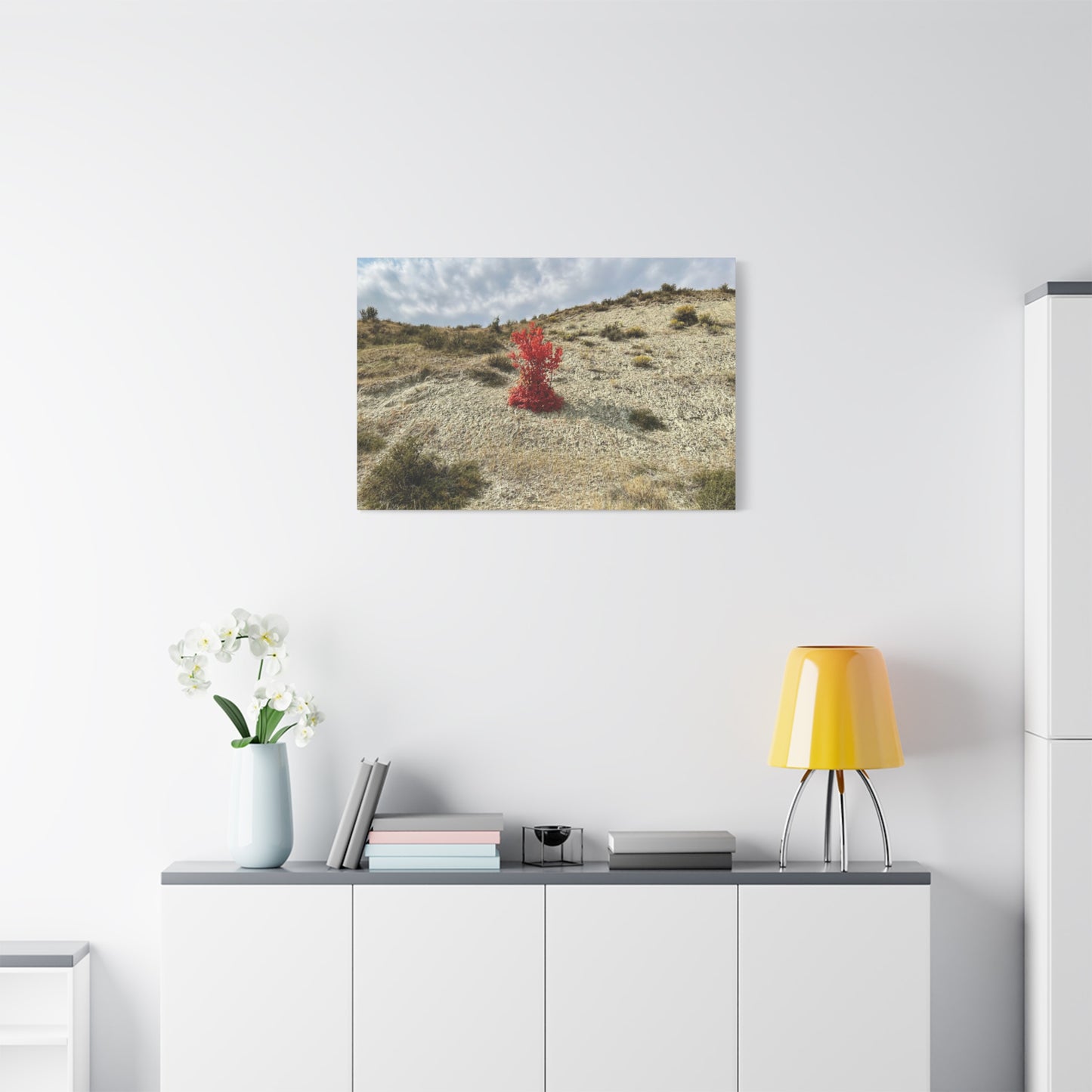 Burning Bush Idaho Canvas Wall Art