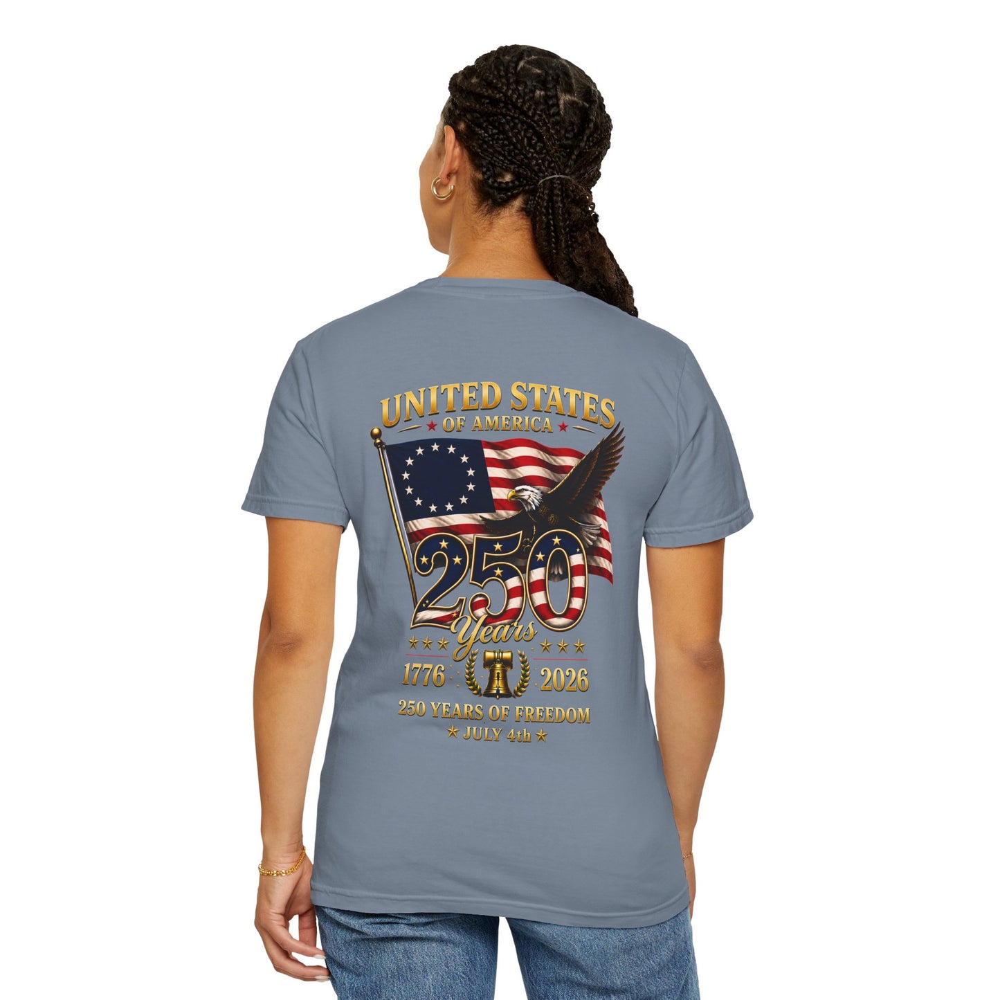Limited Edition · USA 250th Anniversary T-Shirt by Marlis · Comfort Colors 1717
