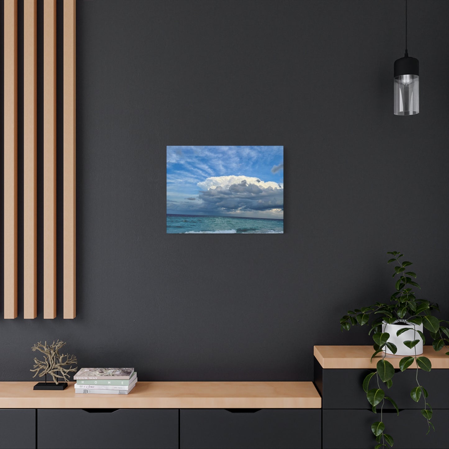 Ocean Cloudscape Matte Canvas Print — Stretched 1.25" Wall Art