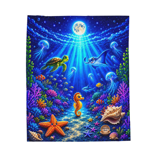 Ocean Friends Glo Nest™ — Immersive Seek-and-Find Blanket