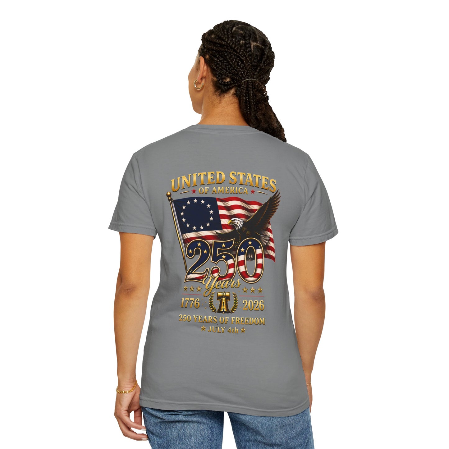Limited Edition · USA 250th Anniversary T-Shirt by Marlis · Comfort Colors 1717