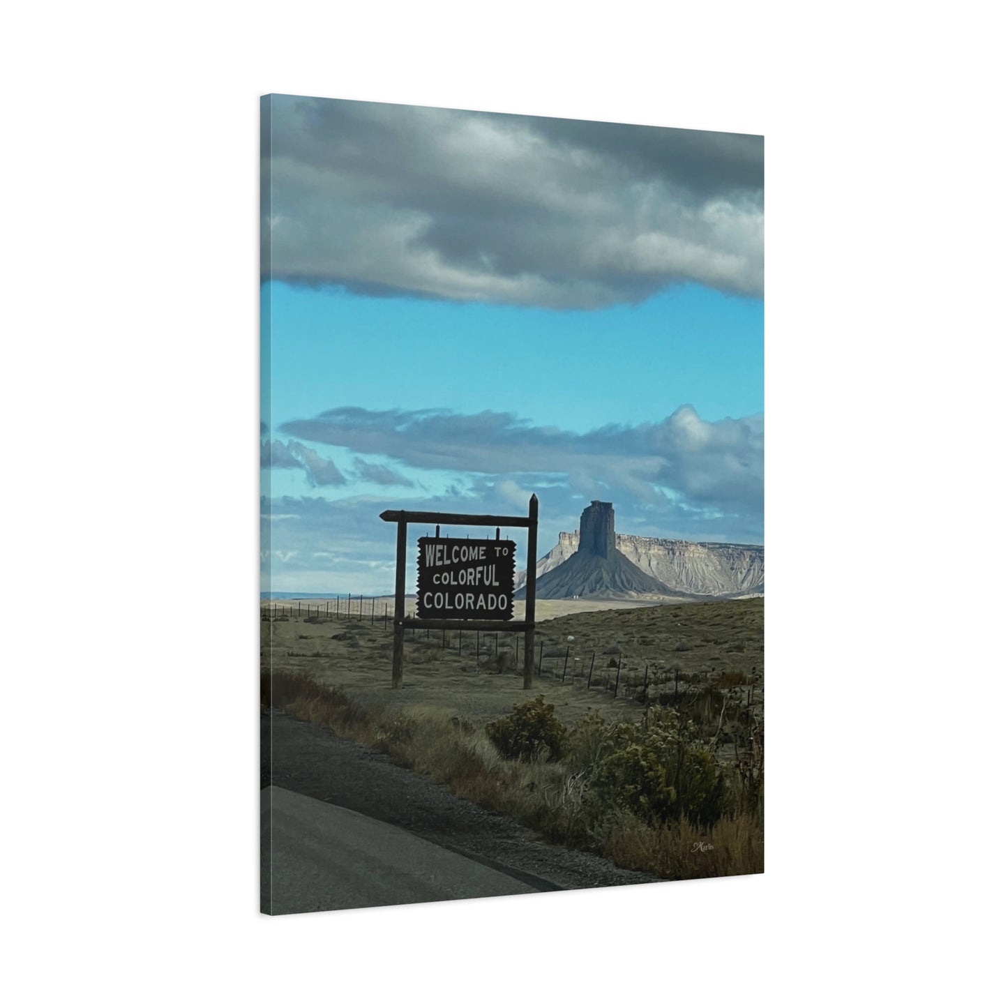 Chimney Rock Colorful Colorado Canvas Wall Art