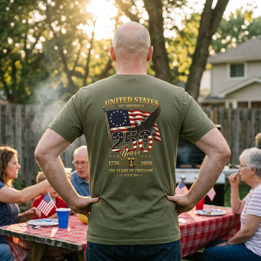 America 250 Years of Freedom Tee