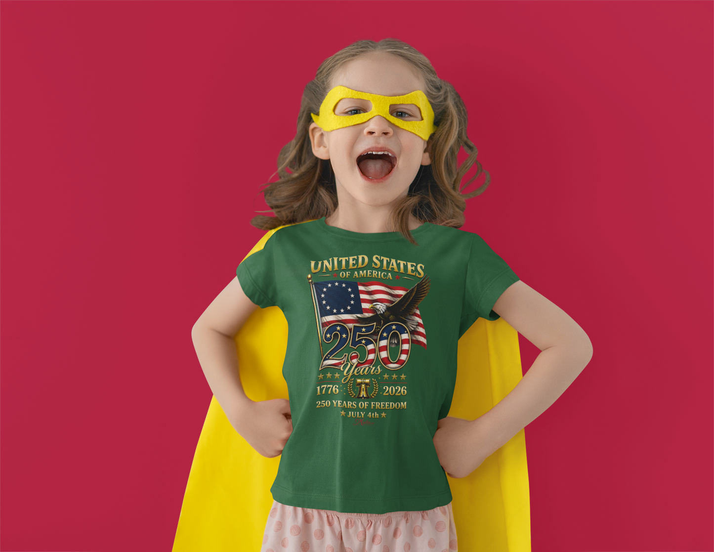 Kids Betsy Ross America 250 Graphic Tee
