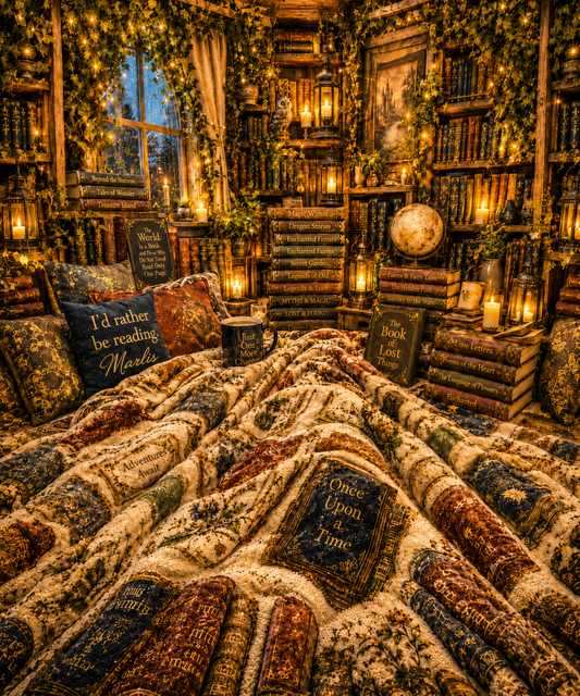 The Book Nook Nest · The Nest Collection™ | Immersive Cozy Blankets