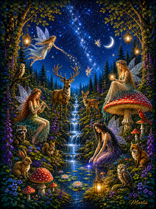 Enchanted Forest Nest™ — Oversized Immersive Seek-and-Find Blanket