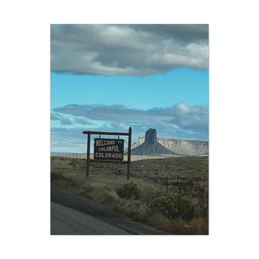 Chimney Rock Colorful Colorado Canvas Wall Art