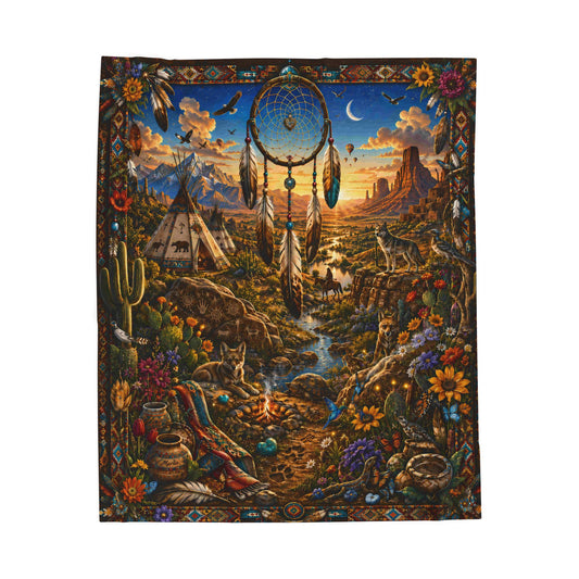 Southwestern Dream Nest™ — Immersive Seek-and-Find Blanket