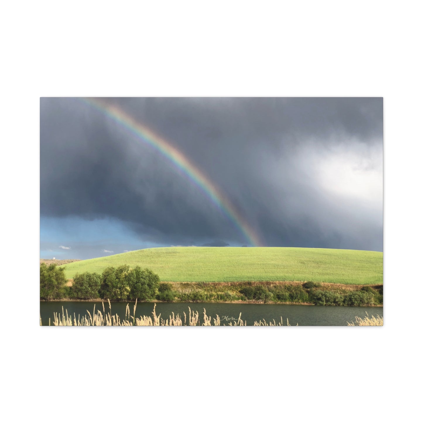 Rainbow Hill Idaho Canvas Wall Art