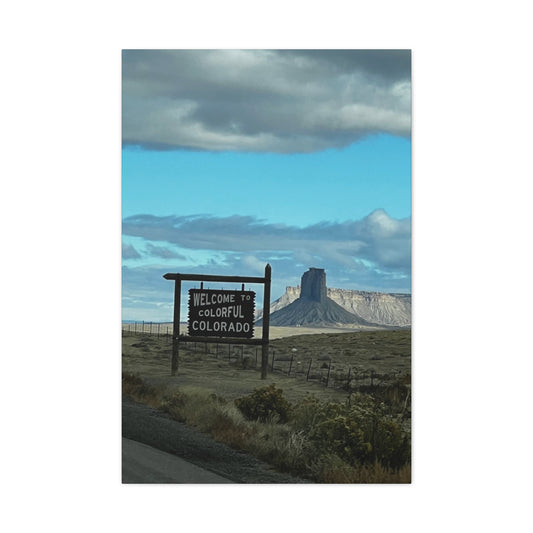 Between Places | Welcome to Colorado |  Canvas
