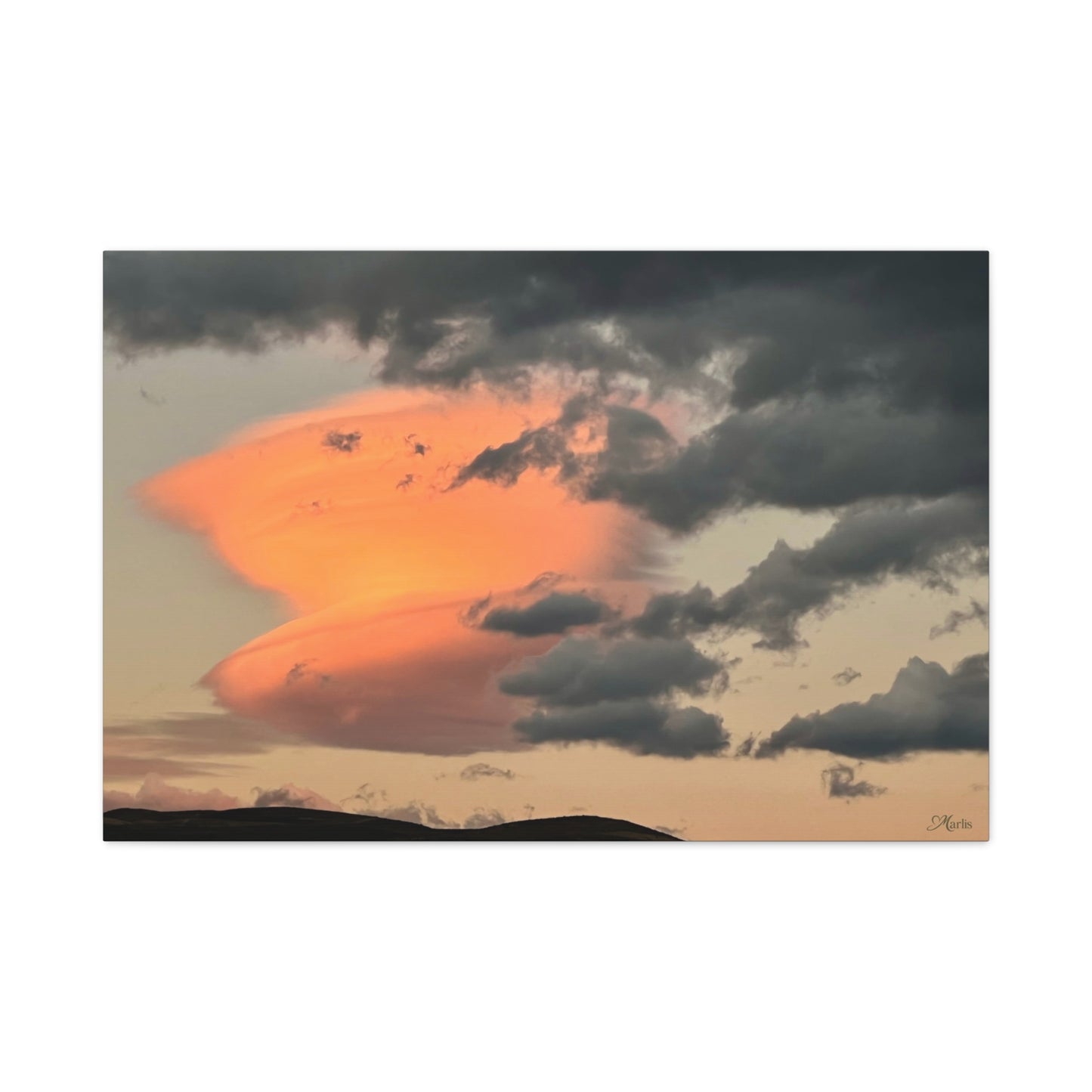 Fire Cloud Idaho Canvas Wall Art