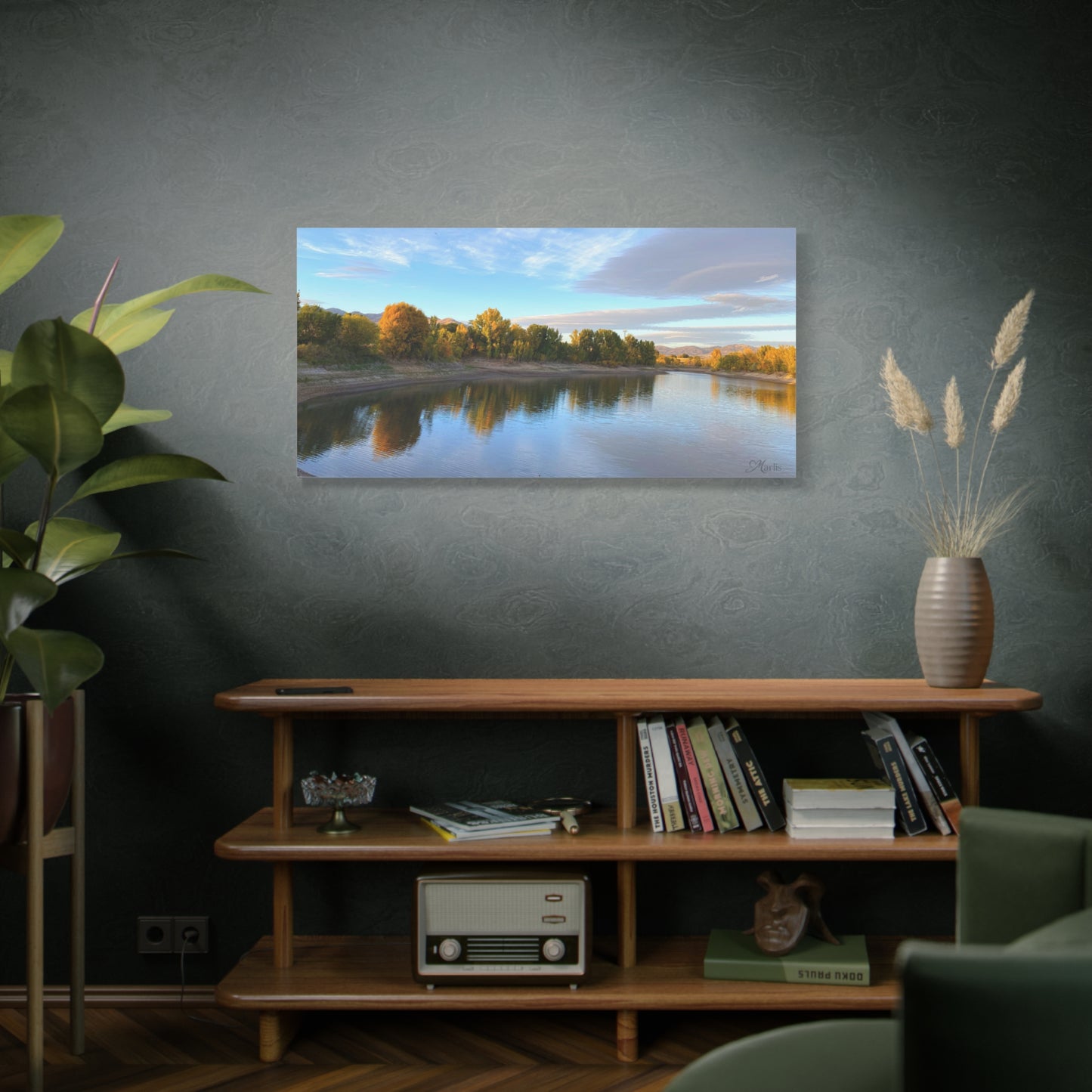 Reservoir Reflection · Idaho · Canvas