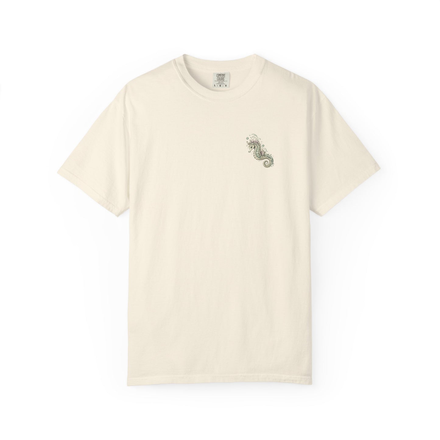 Seahorse Seashell Surf Graphic Tee