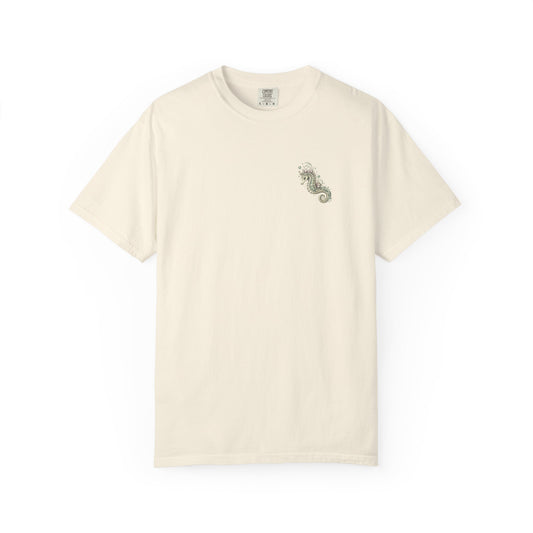 Seahorse Seashell Surf Graphic Tee
