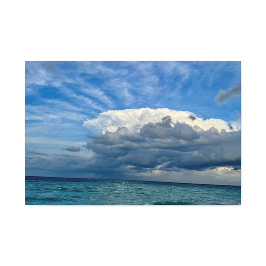 Ocean Cloudscape Matte Canvas Print — Stretched 1.25" Wall Art