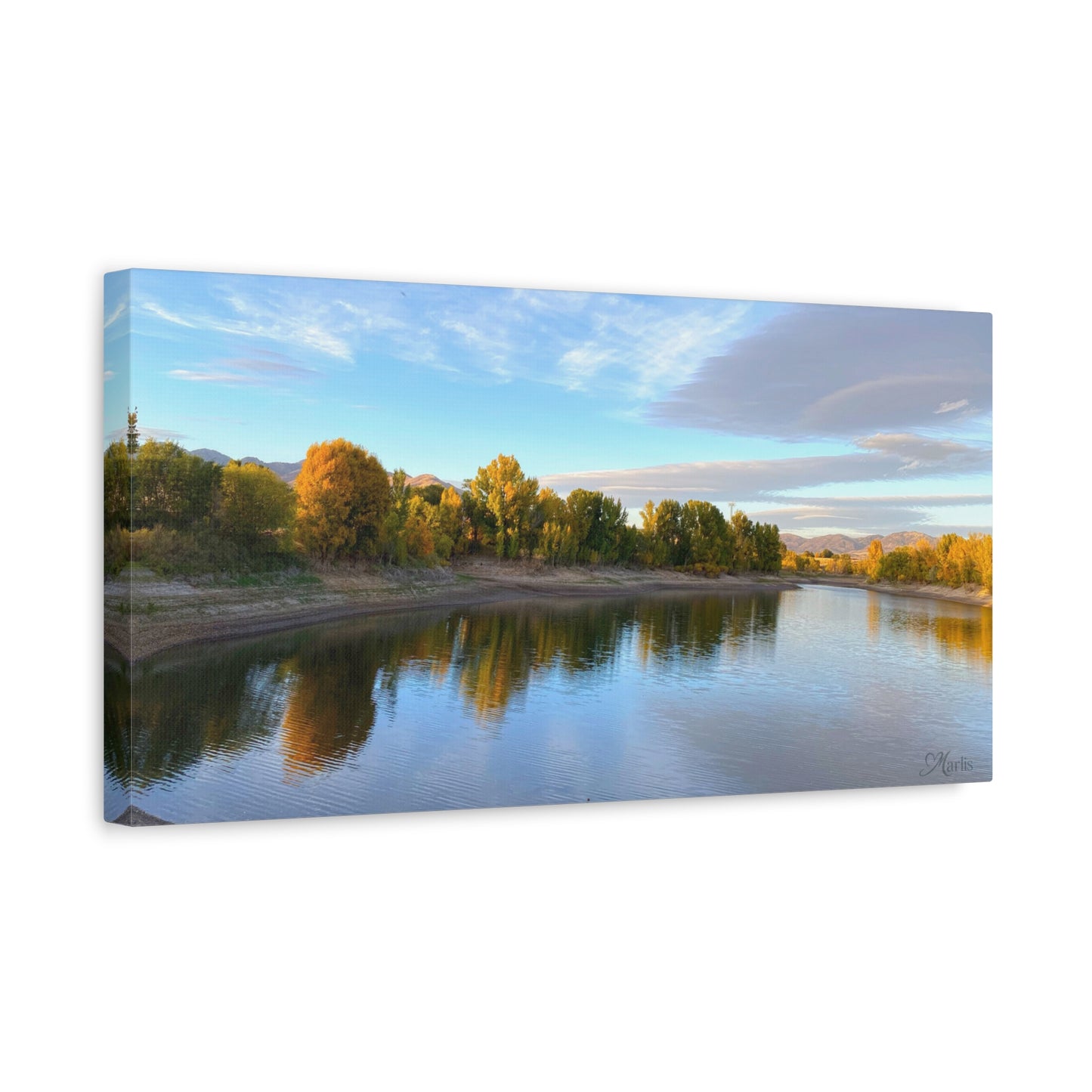 Reservoir Reflection · Idaho · Canvas