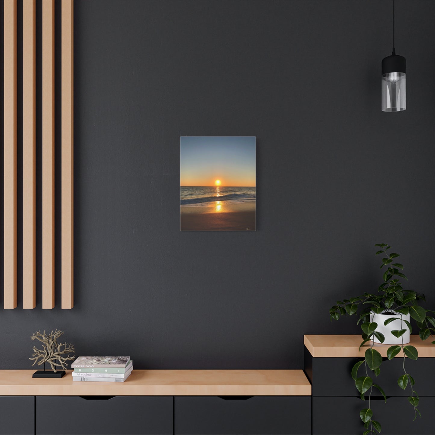 America Sunrise Florida Atlantic Coast Canvas Wall Art
