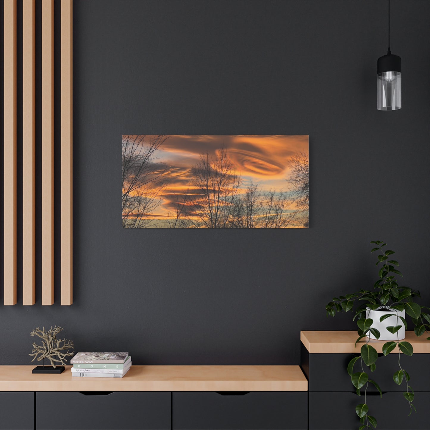 Quiet Inferno Malad City Idaho Canvas Wall Art