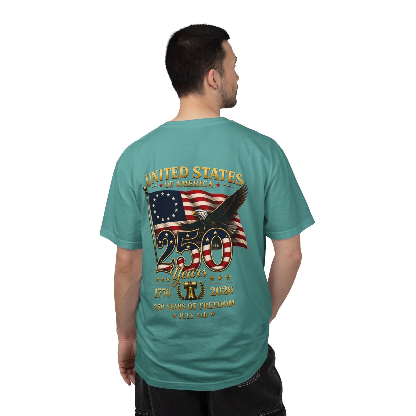 Limited Edition · USA 250th Anniversary T-Shirt by Marlis · Comfort Colors 1717