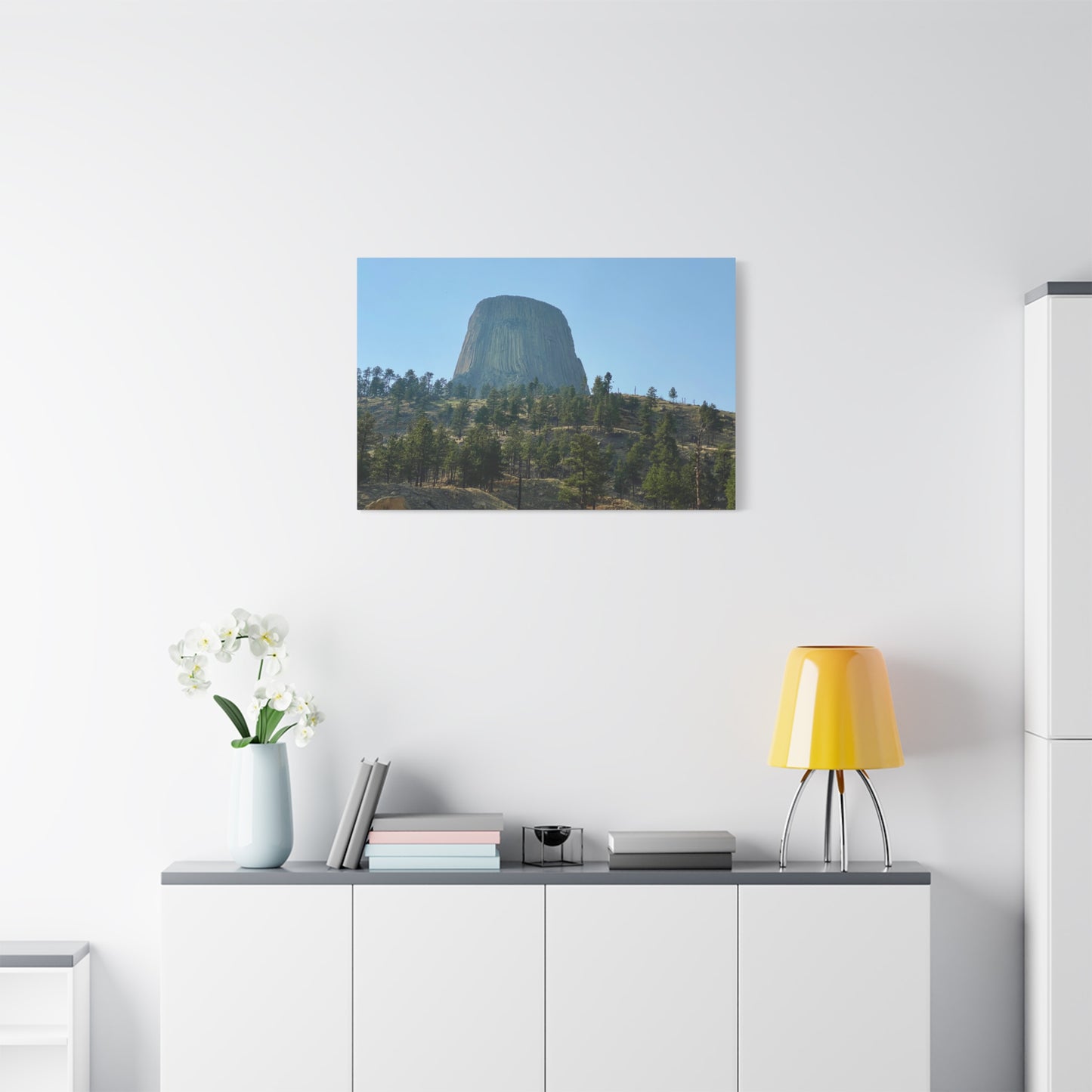 Devils Tower Wyoming Canvas Wall Art