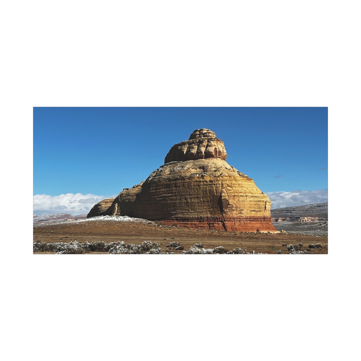 Church Rock Utah Desert Canvas Wall Art