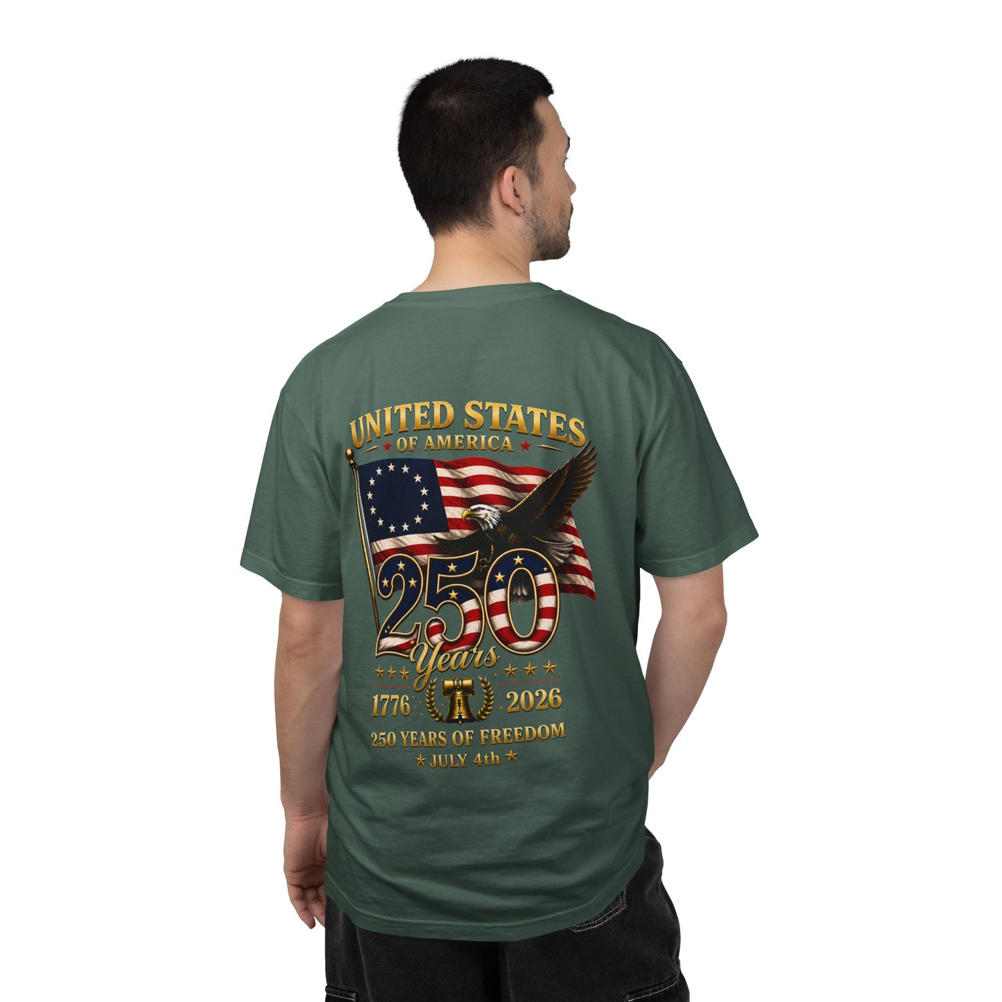 Limited Edition · USA 250th Anniversary T-Shirt by Marlis · Comfort Colors 1717