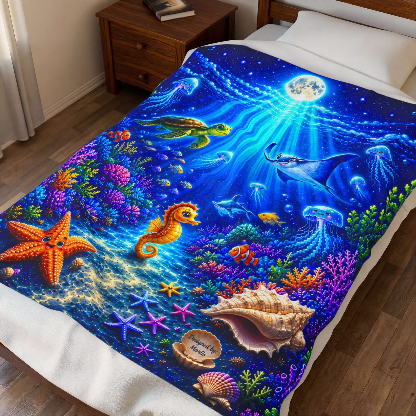 Ocean Friends Glo Nest — Immersive Seek-and-Find Blanket