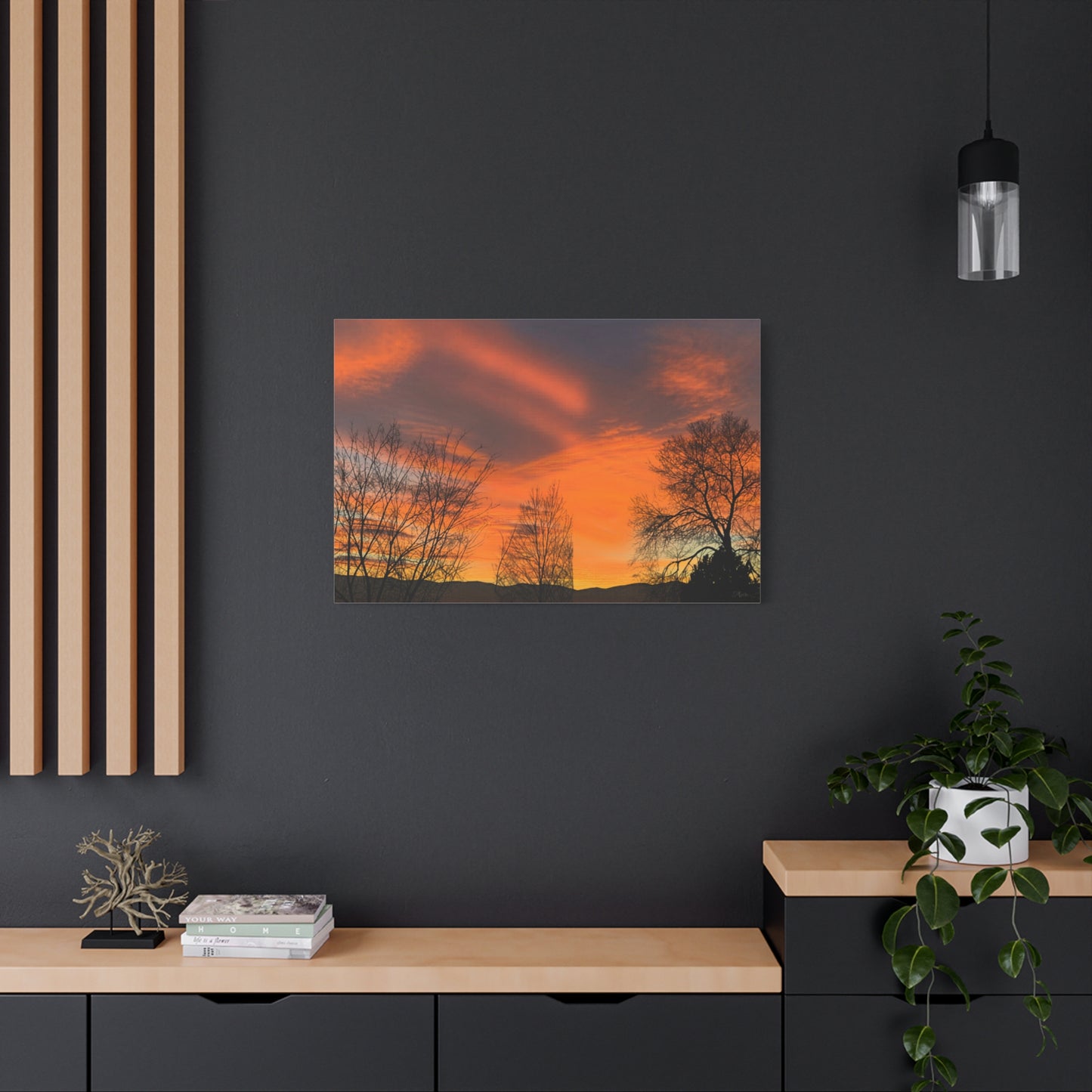 Afterglow Idaho Canvas Wall Art