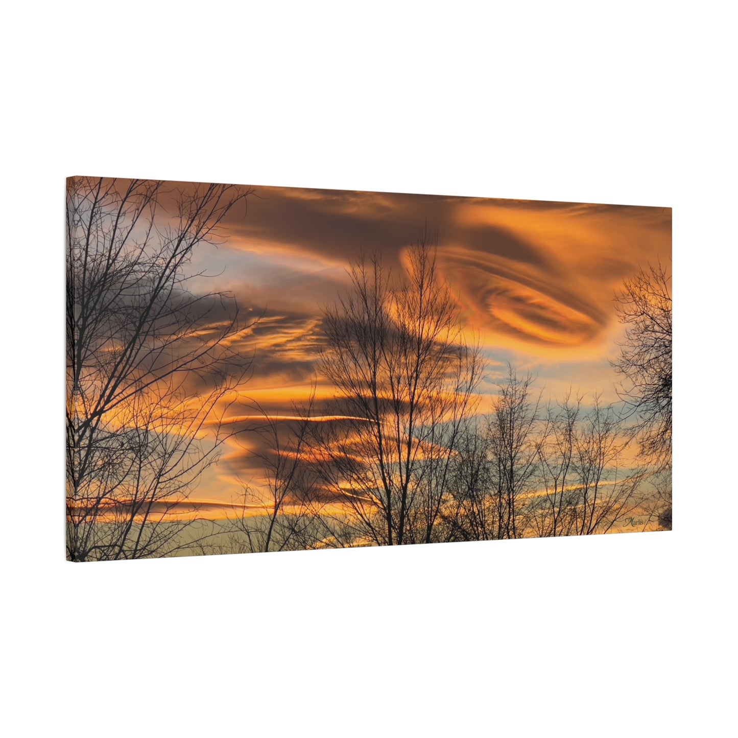 Quiet Inferno Malad City Idaho Canvas Wall Art