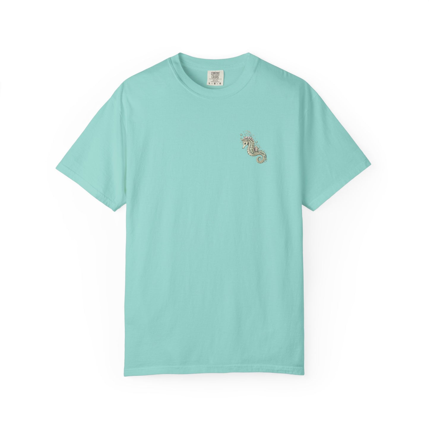 Seahorse Seashell Surf Graphic Tee