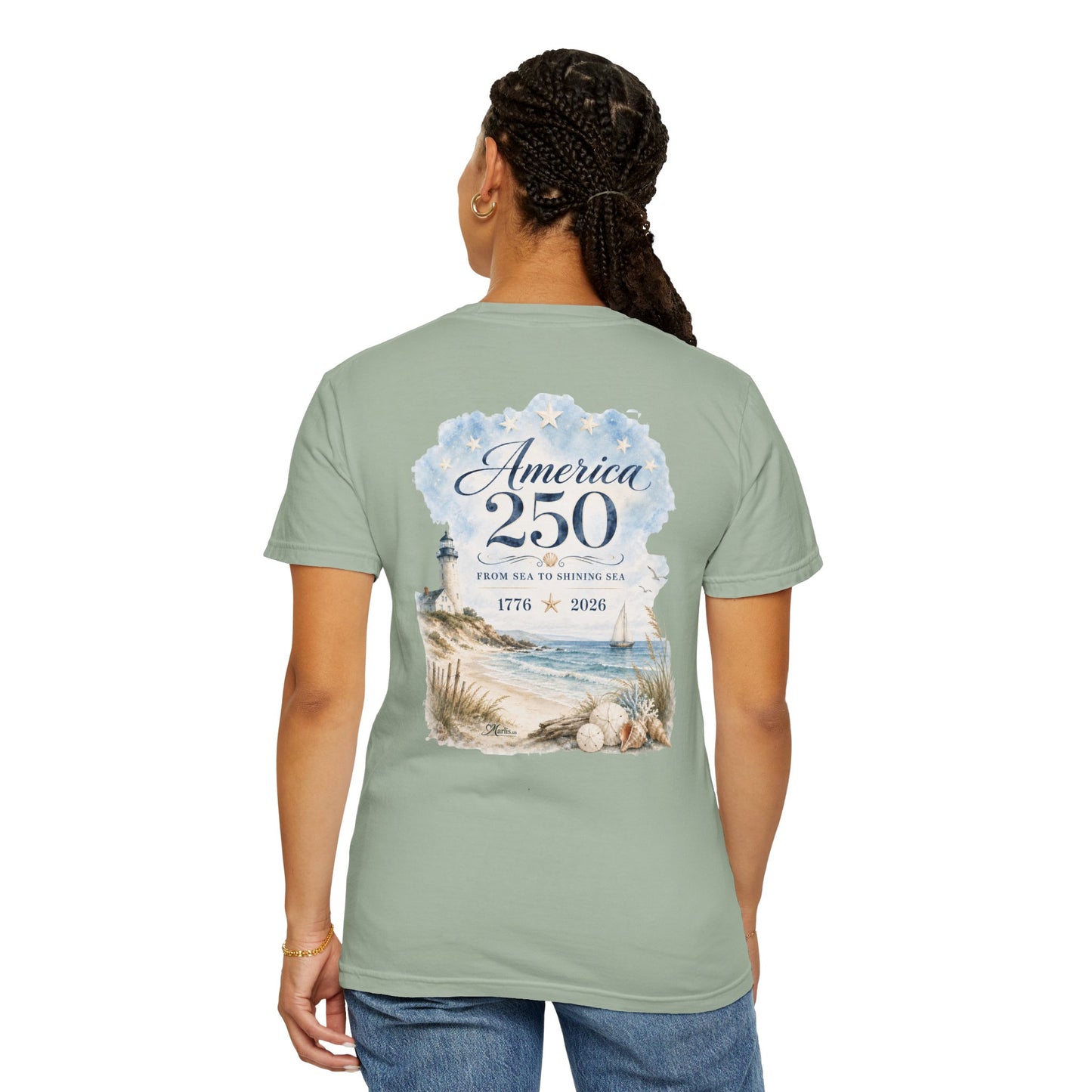 America 250 Lighthouse Coastal Commemorative T-Shirt