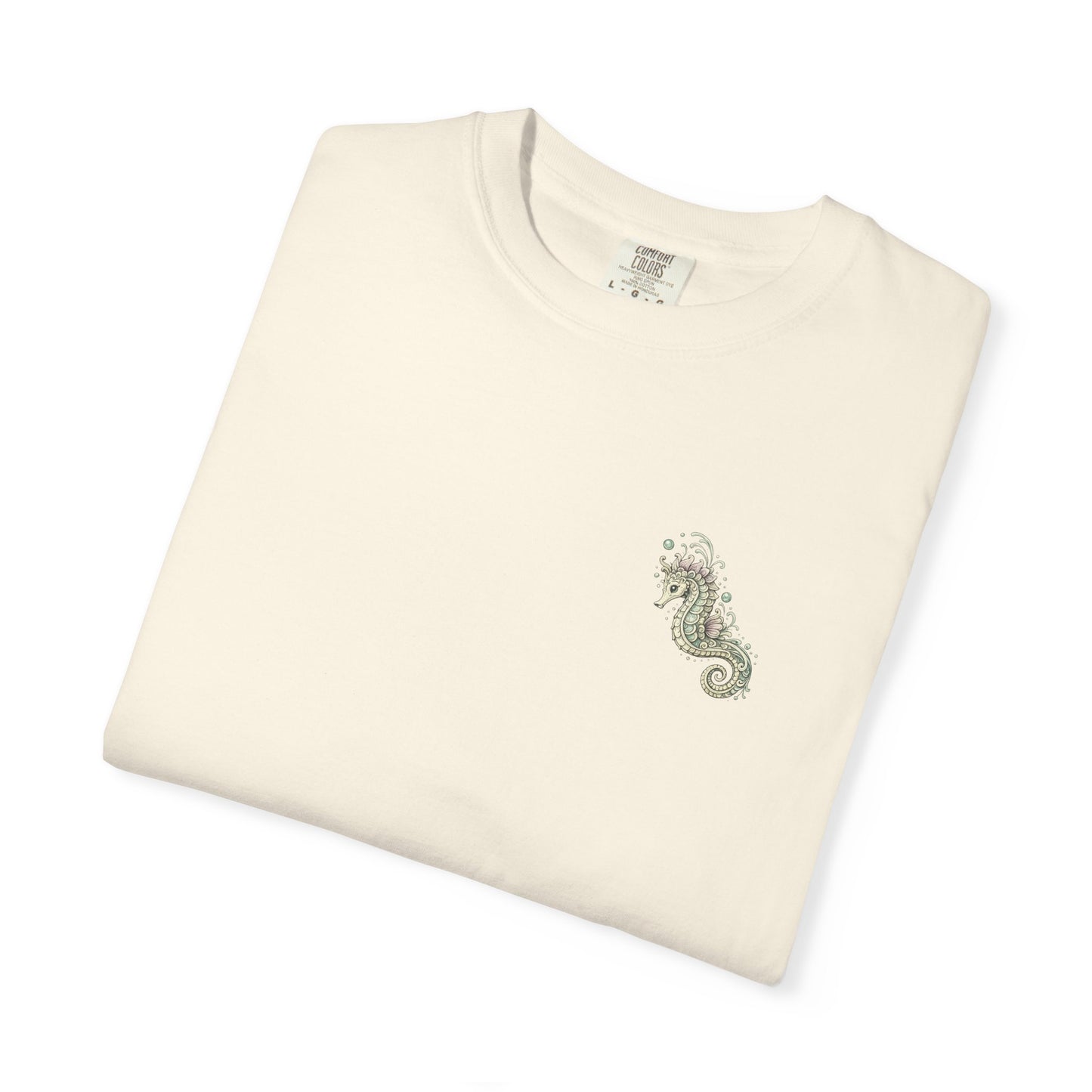 Seahorse Seashell Surf Graphic Tee