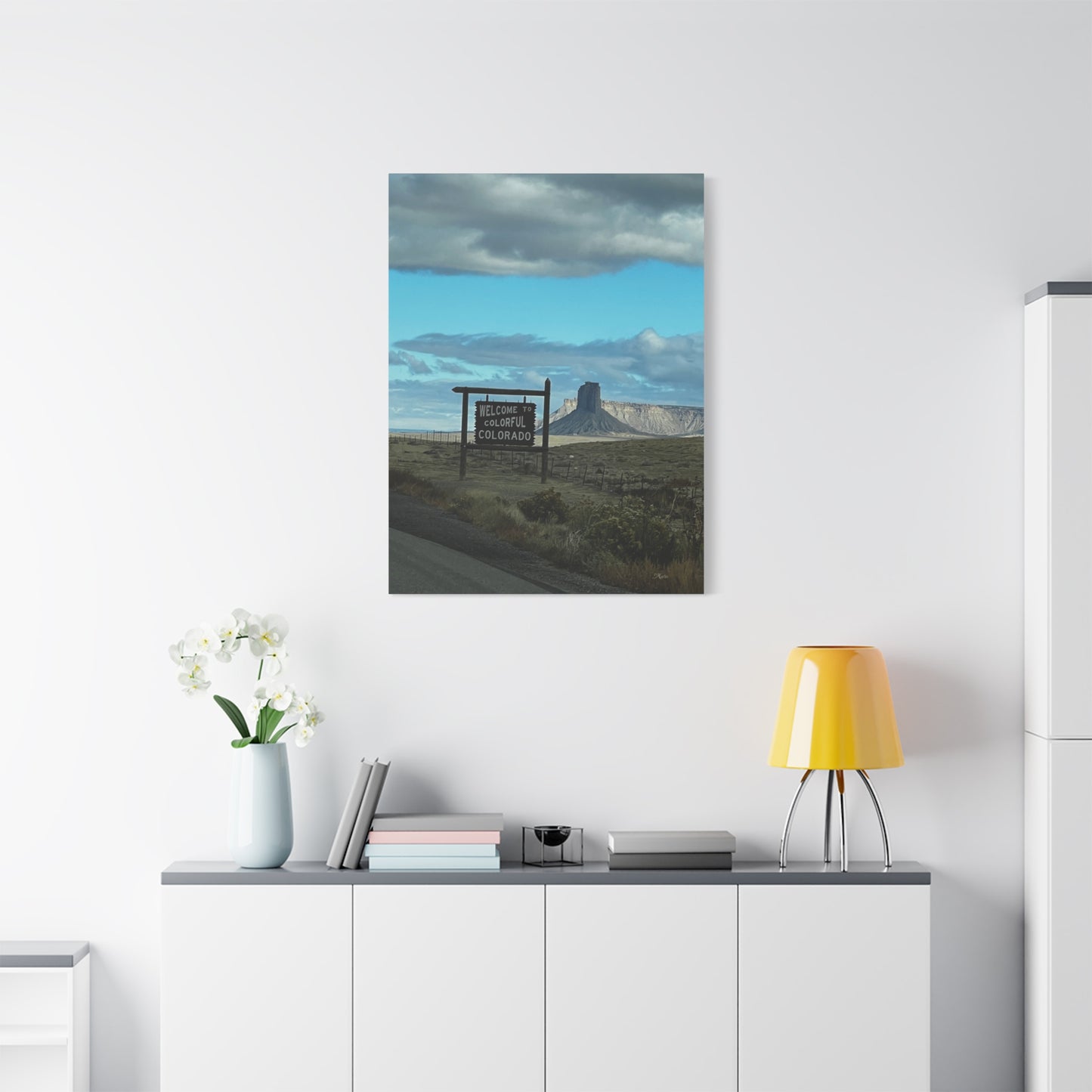 Chimney Rock Colorful Colorado Canvas Wall Art