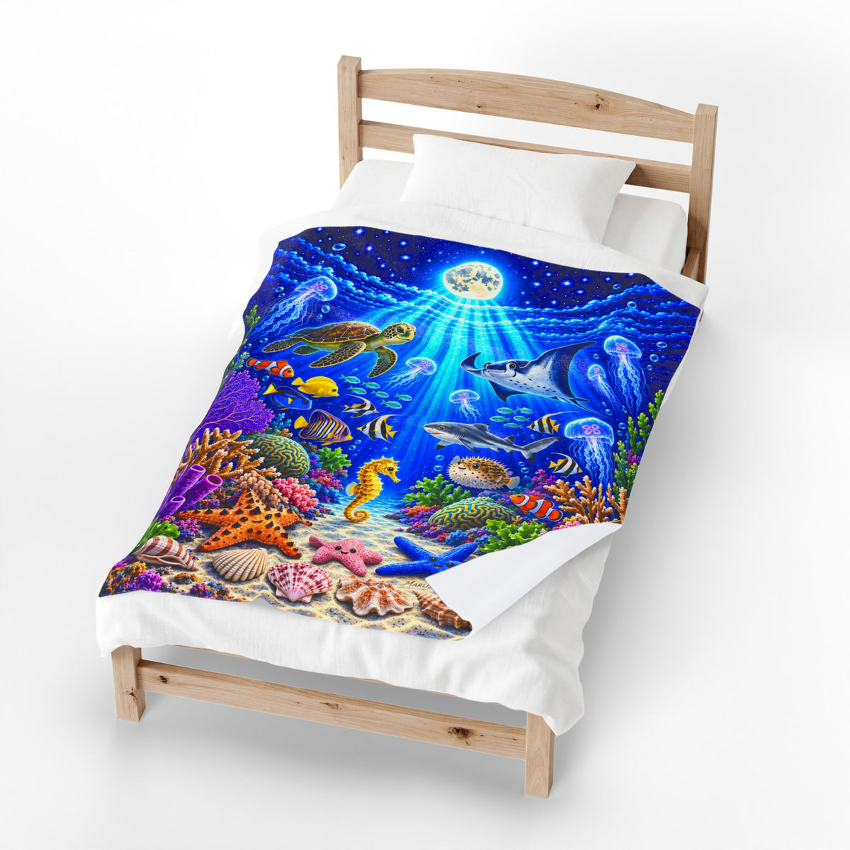 Ocean Friends Glo Nest™ — Immersive Seek-and-Find Blanket