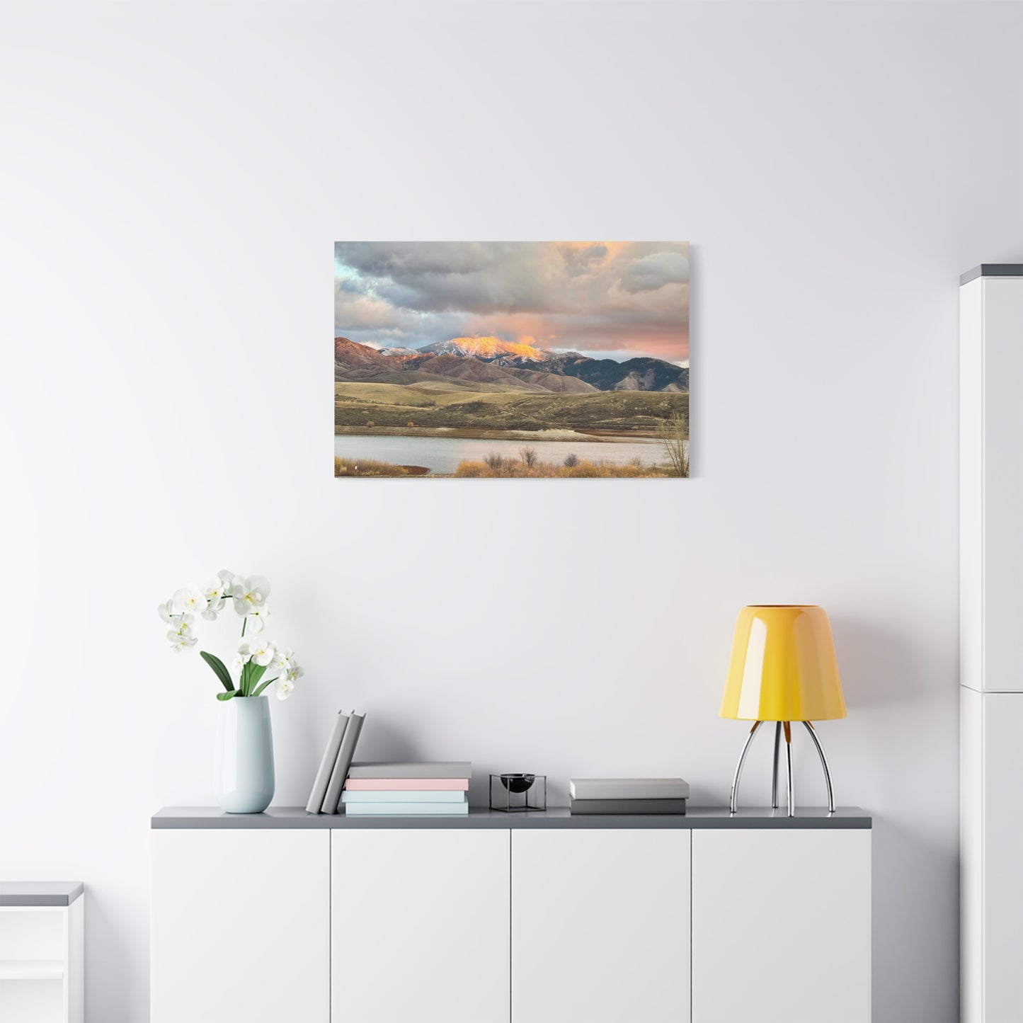 Fire on the Mountain Idaho Canvas Wall Art