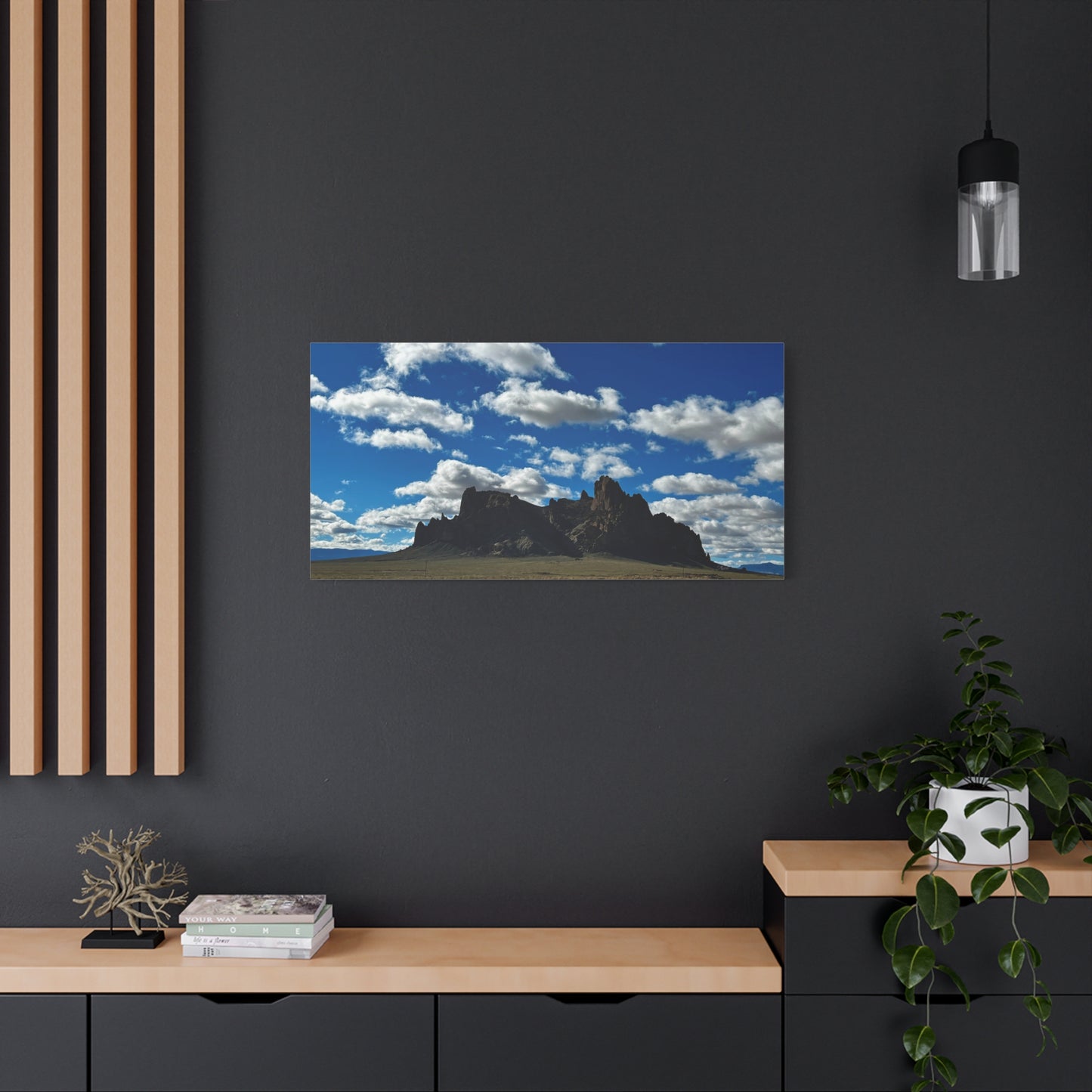 Shiprock Formation New Mexico Canvas Wall Art