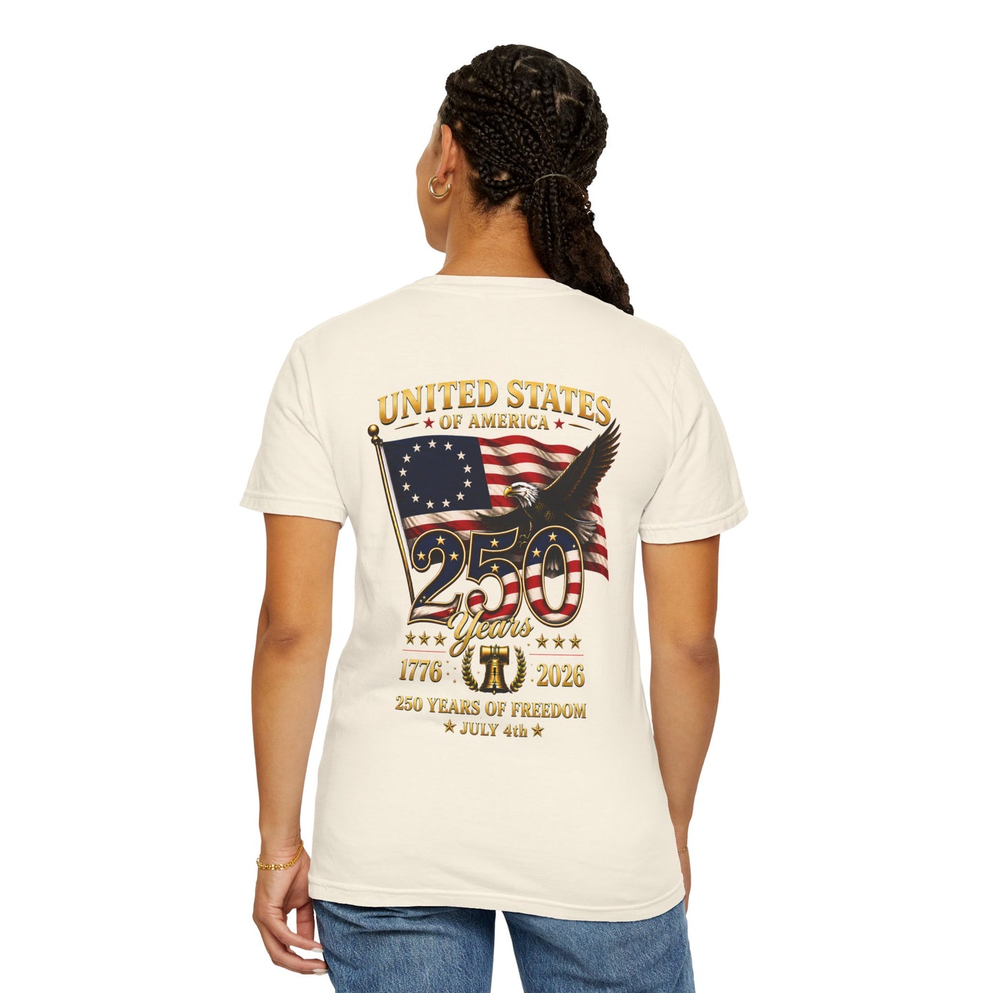 Limited Edition · USA 250th Anniversary T-Shirt by Marlis · Comfort Colors 1717