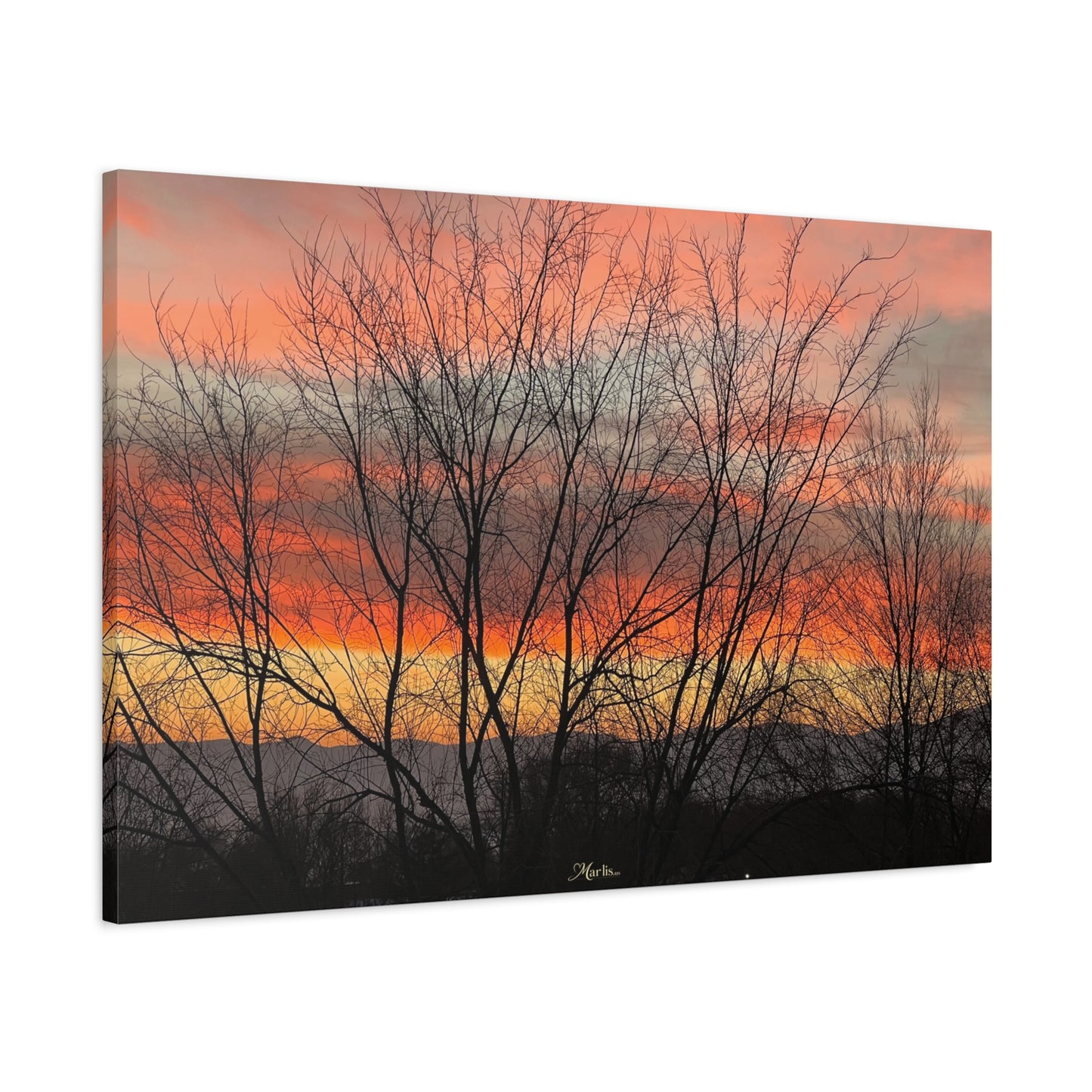 Painted Sunset · Idaho · Fine Art Canvas