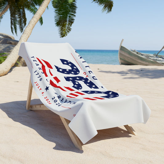 America 250 · Limited Edition · 250 Years of Freedom ·  Beach Towel