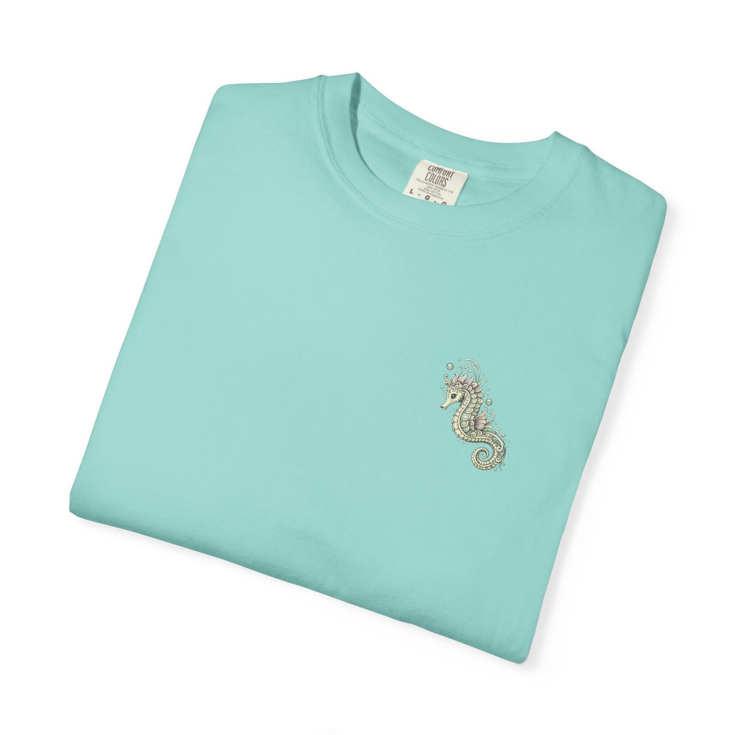 Seahorse Seashell Surf Graphic Tee