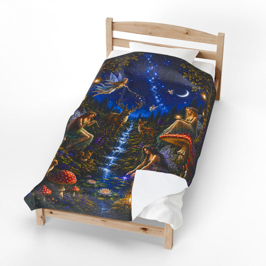 Enchanted Forest Nest™ — Oversized Immersive Seek-and-Find Blanket
