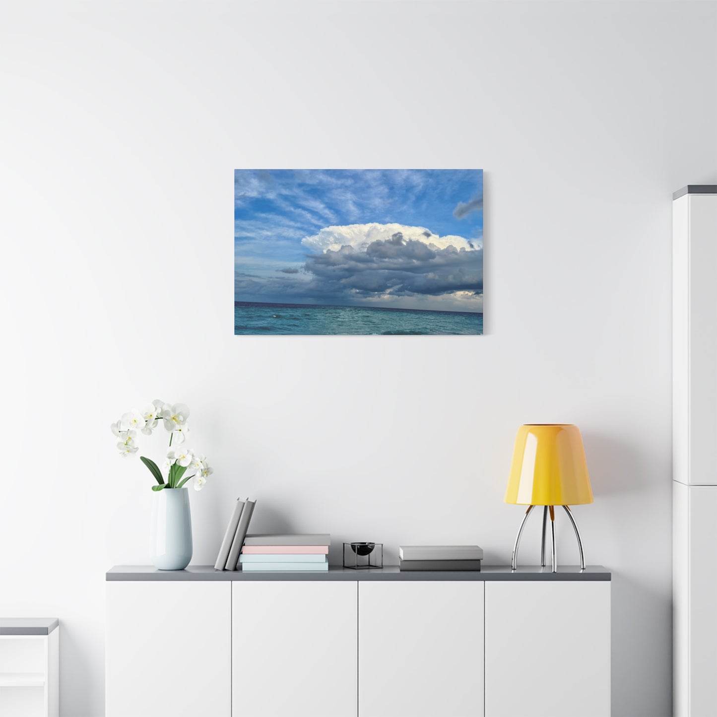 Ocean Cloudscape Matte Canvas Print — Stretched 1.25" Wall Art