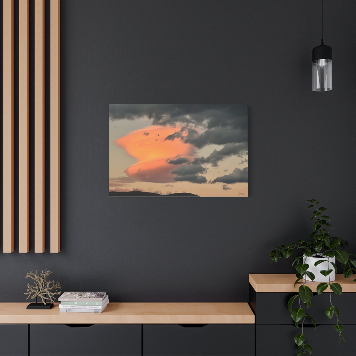 Fire Cloud Idaho Canvas Wall Art
