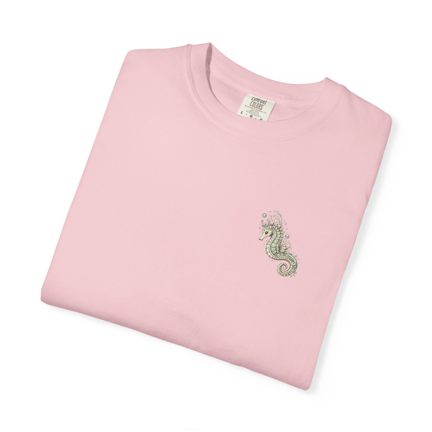 Seahorse Seashell Surf Graphic Tee