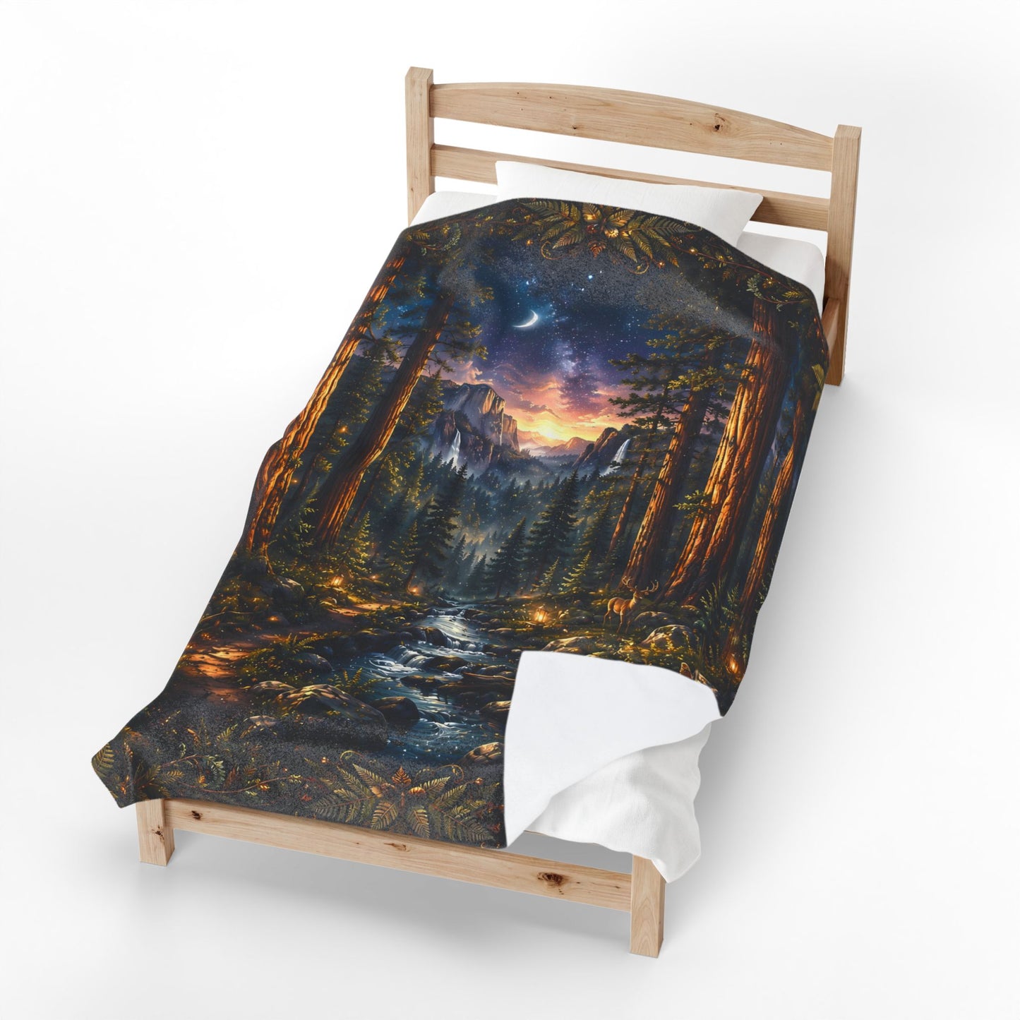 Sequoia National Park Nest Velveteen Blanket