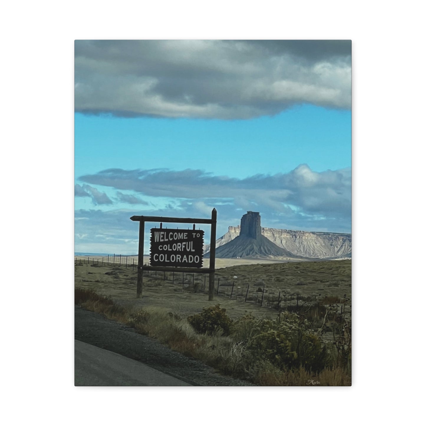 Chimney Rock Colorful Colorado Canvas Wall Art