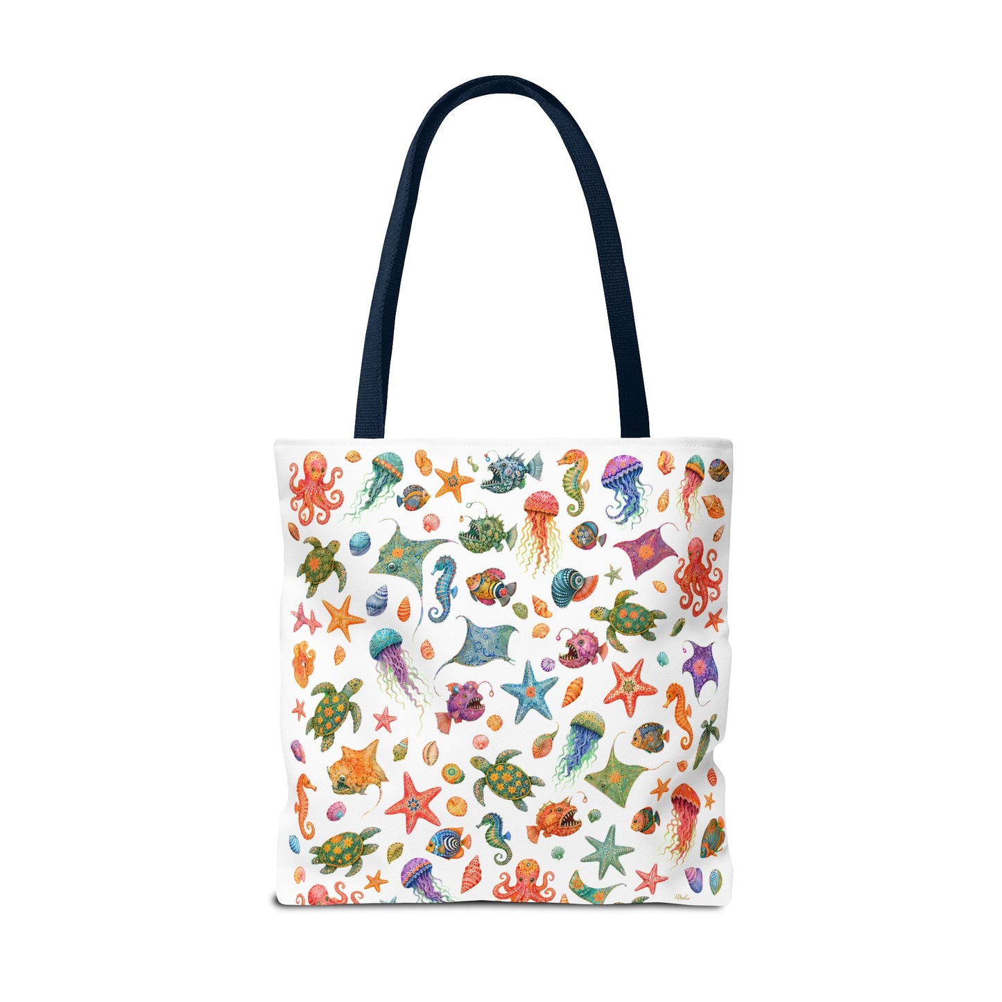 Ocean Oddities 18" × 18" Tote Bag