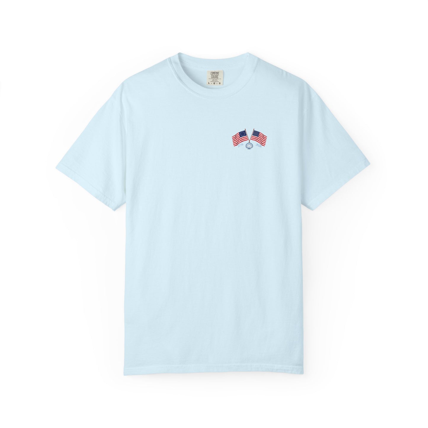 America 250 Sea to Shining Sea T-Shirt | Comfort Colors® 1717 Patriotic Graphic Tee | USA 1776-2026
