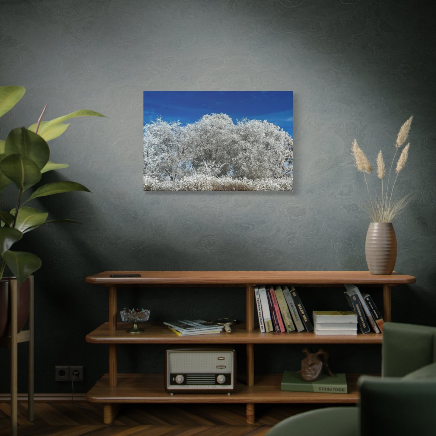 Frosted Tree Utah Canvas Wall Art