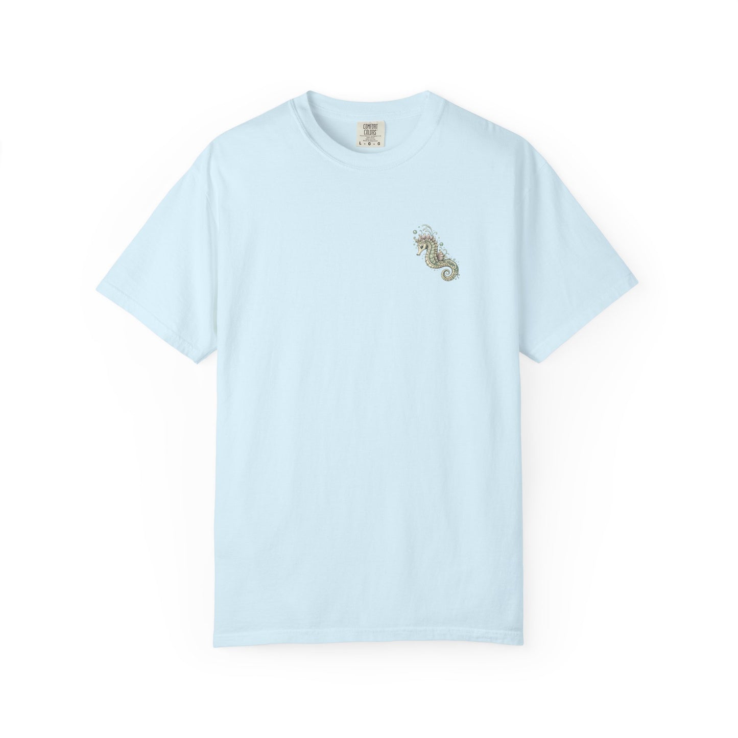Seahorse Seashell Surf Graphic Tee